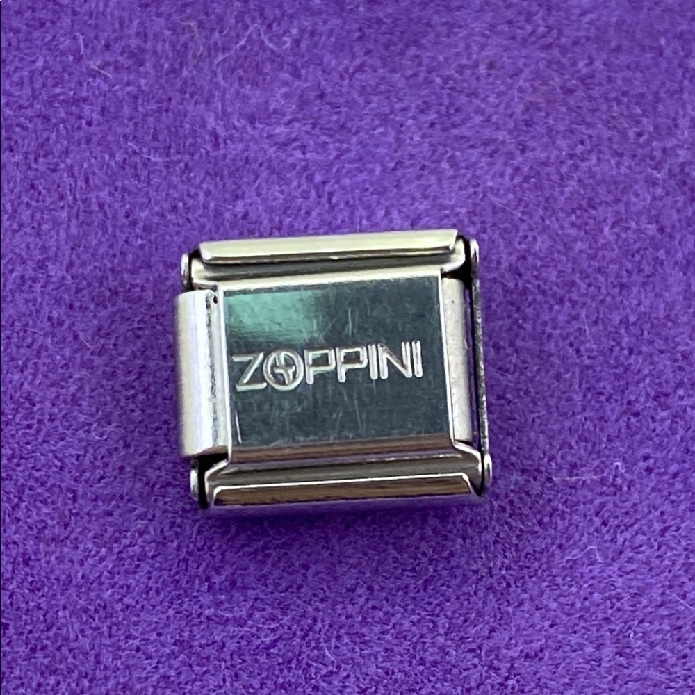 π Zoppini Y2K Gold Hand Silver Link Charm - Picture 2 of 2